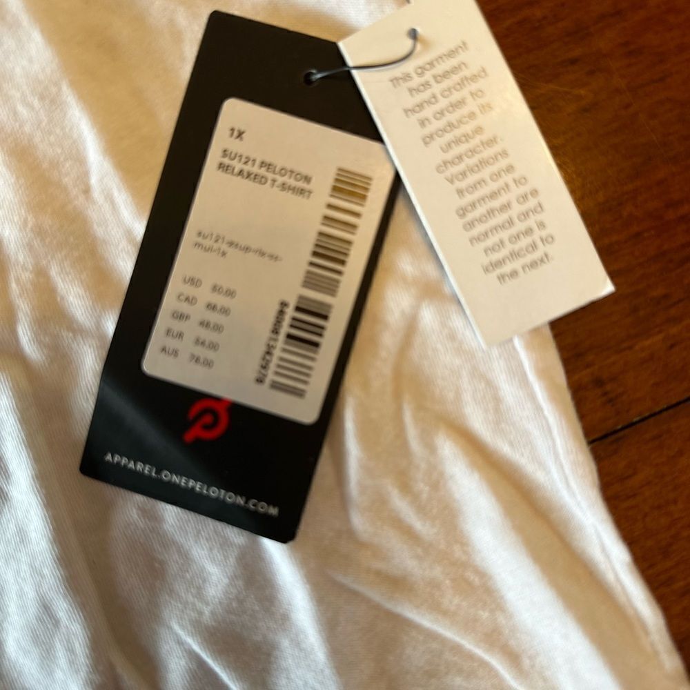 Peloton White Relaxed T-Shirt